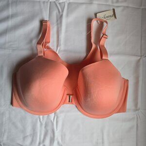 Soma Perfect Coverage Front Close 34DD NWT, Peach Amber